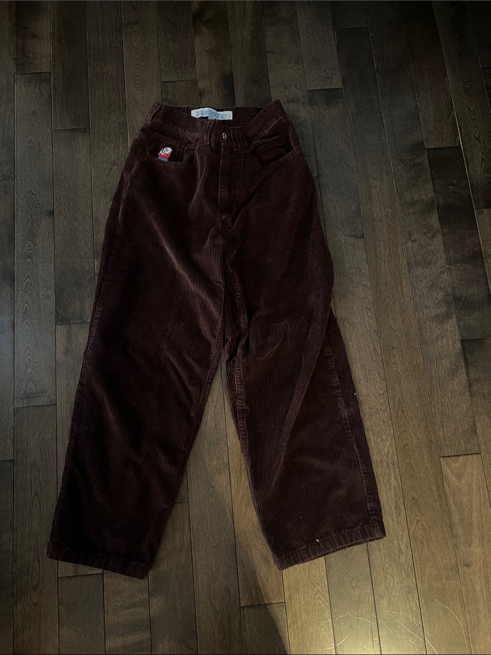 BIG BOYS Wide-Leg corduroy Pants - Brown